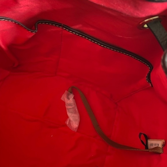 NEW! $358 Dooney & Bourke Luxury Drawstring Leather Croco Embossed - Picture 8 of 8